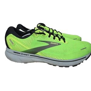 Brooks Ghost 14 Running Shoes Men 14 D Green Gecko Sneakers Daily Trainer